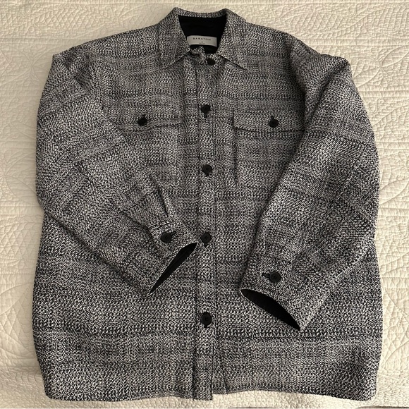 Aritzia Black and White Tweed Shacket - Picture 5 of 7